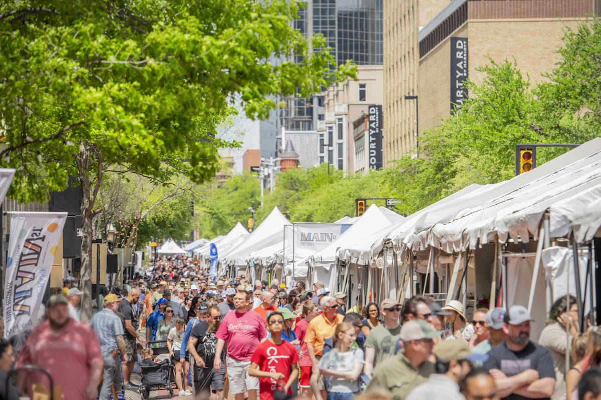 The MAIN ST. Fort Worth Arts Festival returns to Downtown Fort Worth